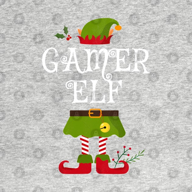 Gamer Elf Shirt , Family Matching Group Christmas Shirt, Matching T Shirt for Family, Family Reunion Shirts by bkls
